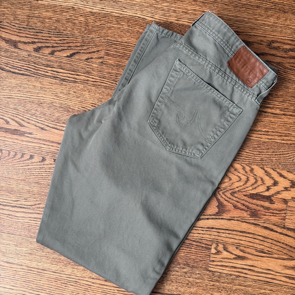 AG Adriano Goldschmied Olive Green Pants